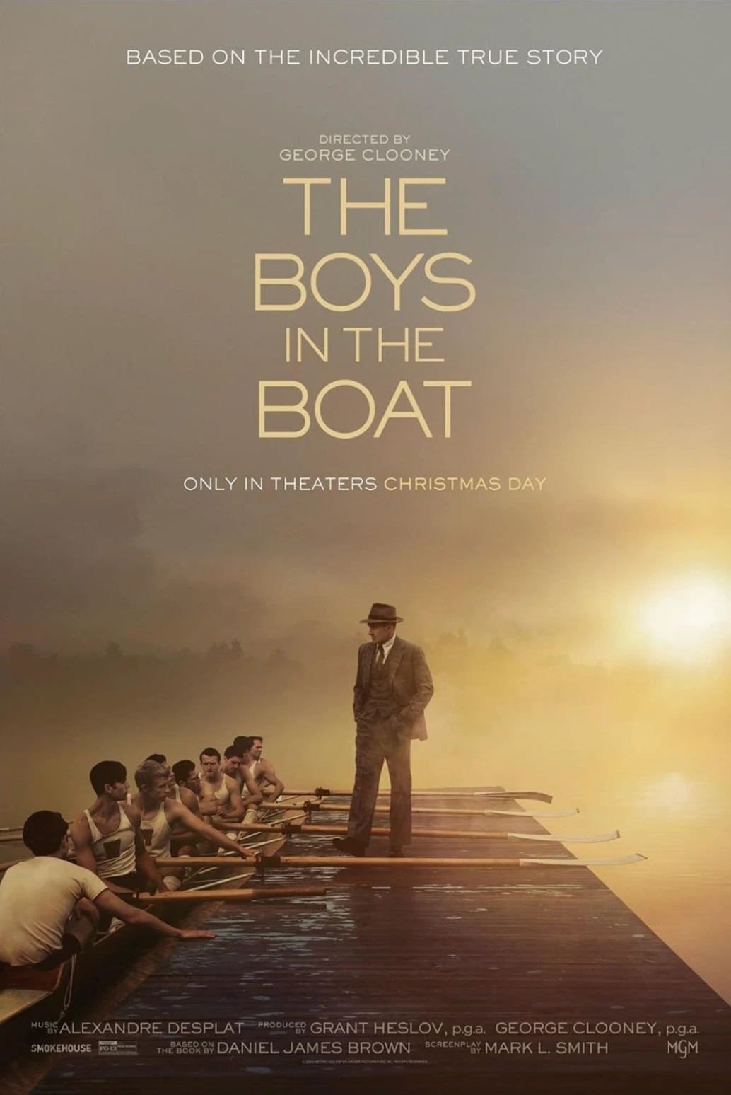A movie poster of The Boys in the Boat